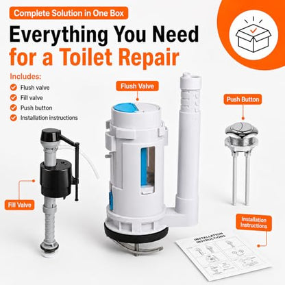3 Inch Dual Flush Valve Replacement Kit for One