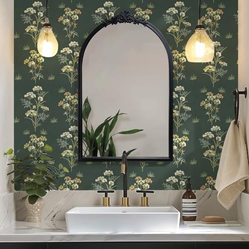 Vintage Floral Peel and Stick Wallpaper Botanical Contact Paper