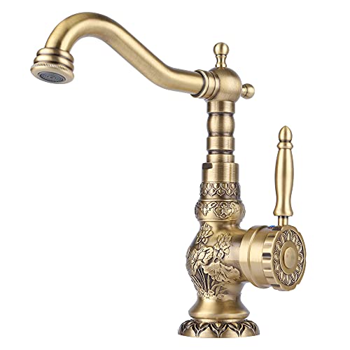 Kitchen Faucet Antique Single Handle Bathroom Faucet