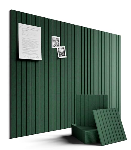 48" x 36" Large Felt Bulletin Board (Christmas Green / Fine-stripe 12-pack)