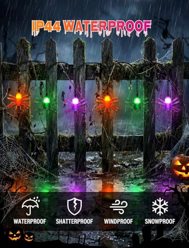 8.5Ft Halloween Outdoor Spider String Light (Spider)