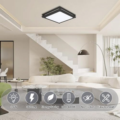 Square Modern Led Ceiling Light Fixture
