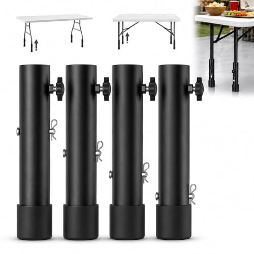 Multi Hole Folding Legs Table Extension