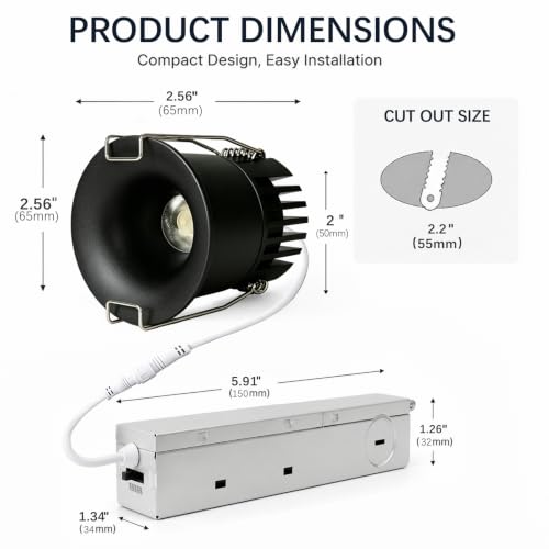 LED Recessed Lighting with Junction Box LED Downlight