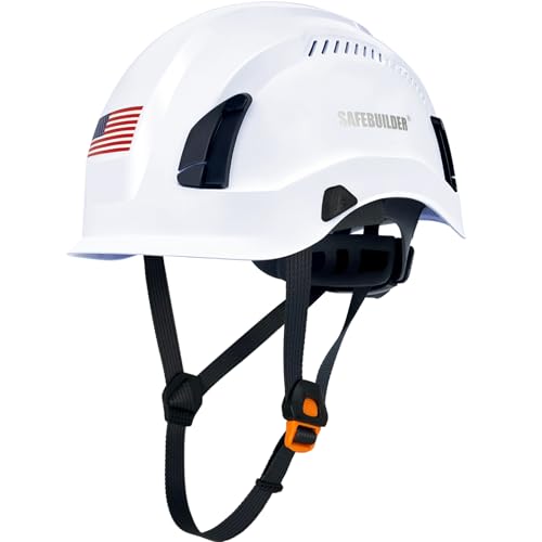 Construction Hard Hats ABS Safety Helmet Adjustable Ventilation System Lightweight Industrial Work Head Protection Certified ANSI