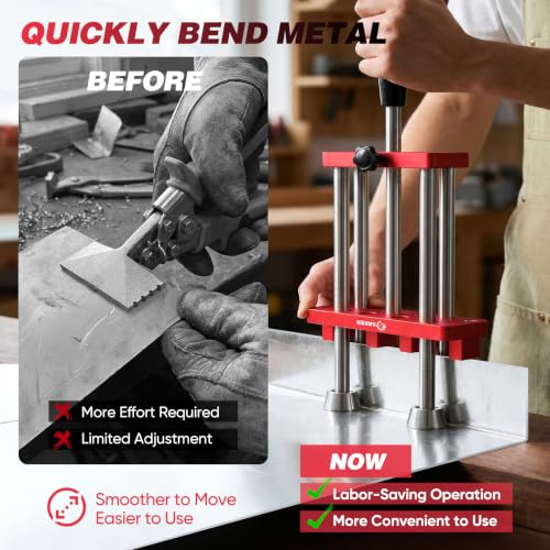 2 Station Sheet Metal Bender (Red)
