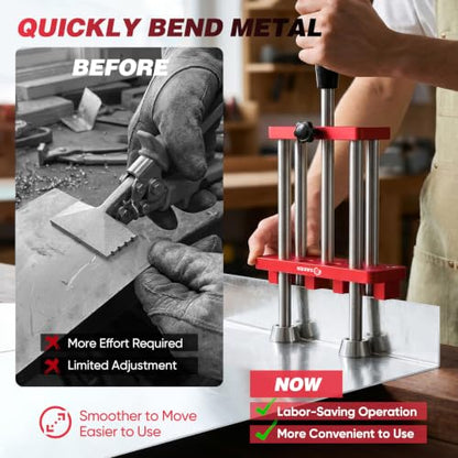 2 Station Sheet Metal Bender (Red)