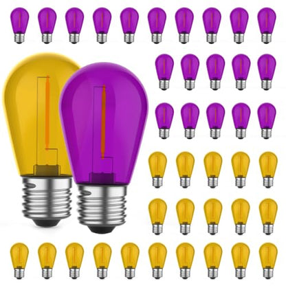 Shatterproof S14 LED Outdoor String Light Bulbs for Patio Light