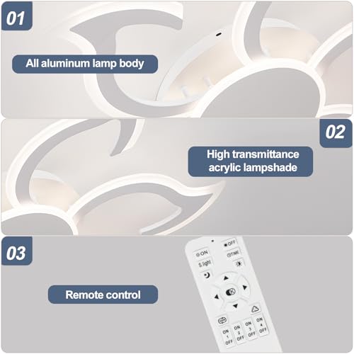 36.2 Inch 70W Dimmable LED Ceiling Light