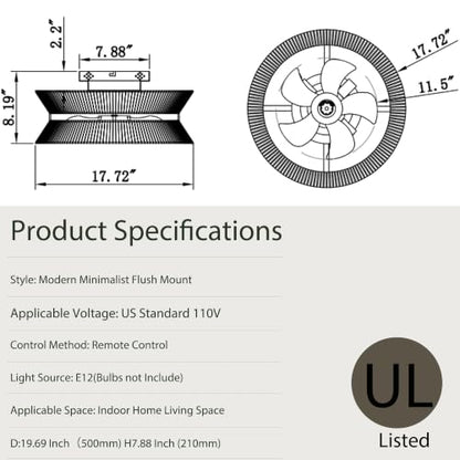 Ceiling Fan with Light