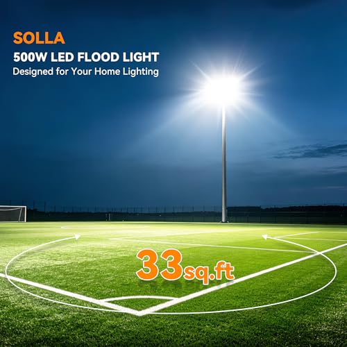 500W LED Flood Lights Outdoor (Black / 500 Watt)