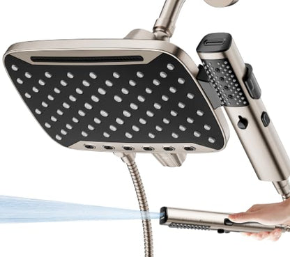 High Pressure Rain Shower Head with Handheld Spray