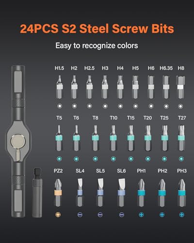 Magnetic Ratchet Screwdriver Set