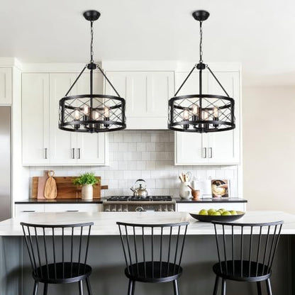 Black Farmhouse Chandelier