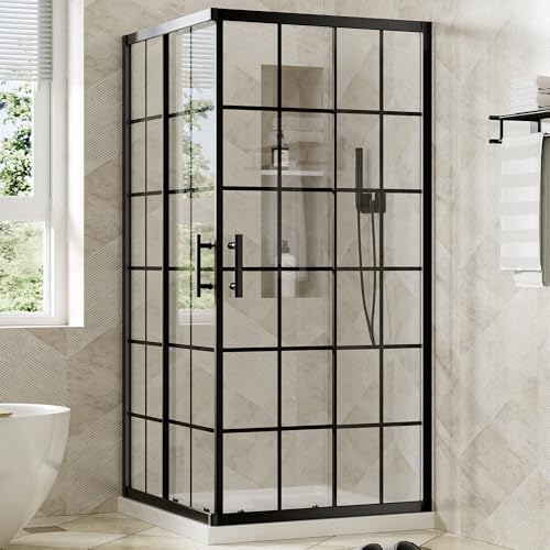 Corner Shower Enclosure 35" D x 35" W x 72" H