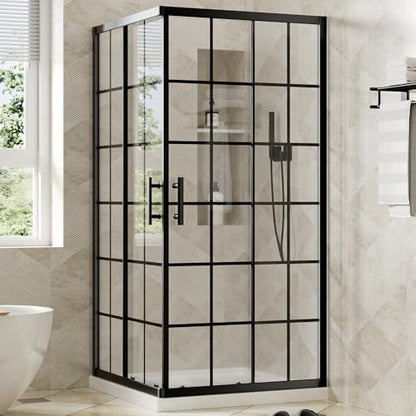 Corner Shower Enclosure 35" D x 35" W x 72" H