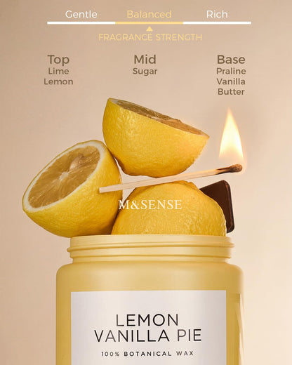 Lemon Vanilla Home Scented Candles (Lemon Vanilla)