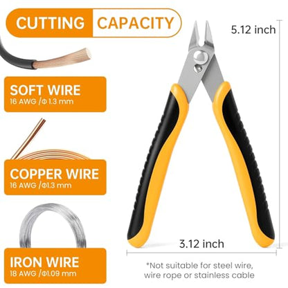 Micro Wire Cutters Pliers Precision Side Cutting Pliers for Jewelry Making