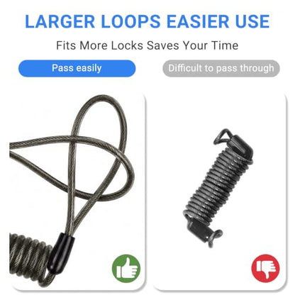 Security Cable Lock 2 Pack