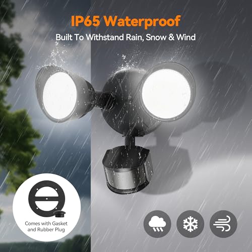 45W 5500LM LED Security Lights Motion Sensor Outdoor Light
