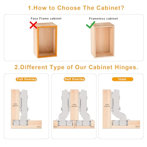 40mm Cup Soft Close Cabinet Hinges Only for Thick Door
