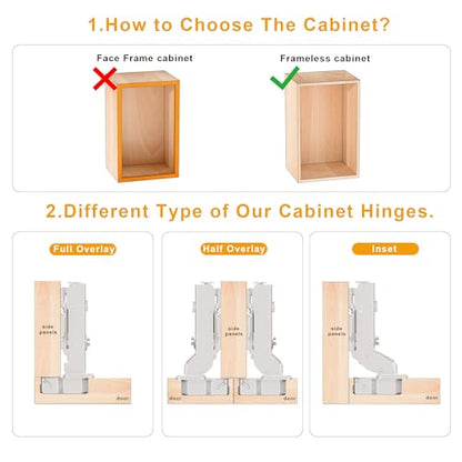 40mm Cup Soft Close Cabinet Hinges Only for Thick Door