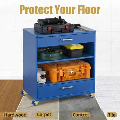 Golden Blue Wheel Low Gravity Heavy Duty Caster