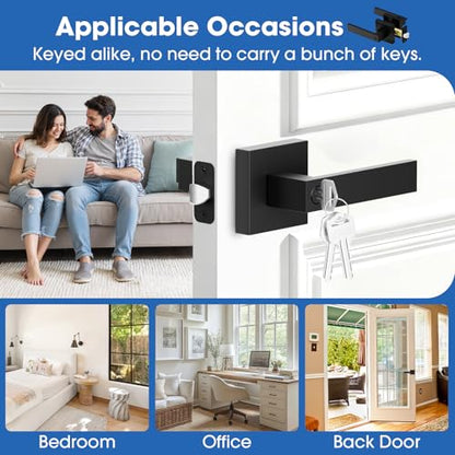 4 Pack Exterior Door Locks