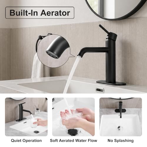 Bathroom Faucet (Matte Black)