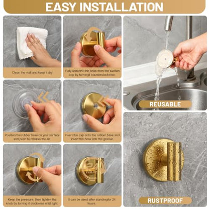 Large Suction Cup Hooks for Shower