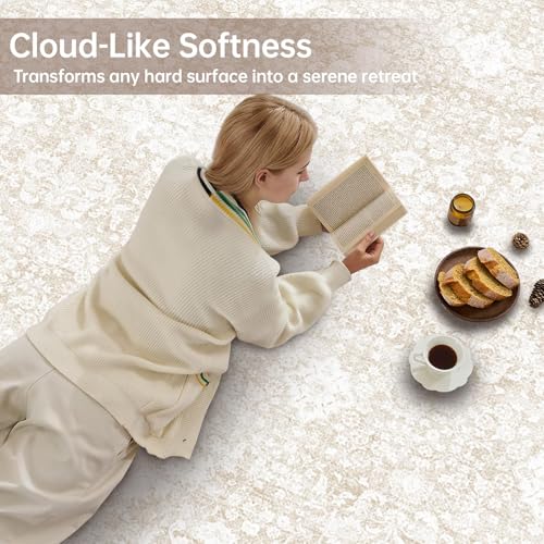 9x12 Area Rugs (Cream / 9' x 12' (Rectangular))