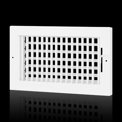 10x6 Adjustable Vent Cover Ceiling Register Vent Cover for Wall 10x6 Duct (10"Wx6"H)