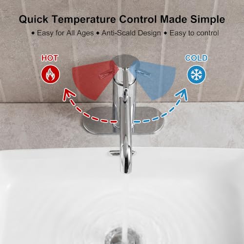 Bathroom Faucet (Polished Chrome)