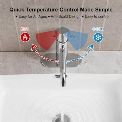 Bathroom Faucet (Polished Chrome)