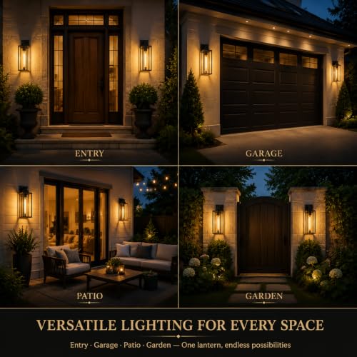 Black Outdoor Wall Light Motion Sensor