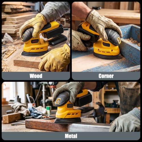 Cordless Detail Sander for DEWALT 20V Battery