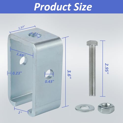 Trolley Track Hanger Bracket for 1