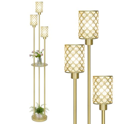 Gold Floor Lamps for Living Room