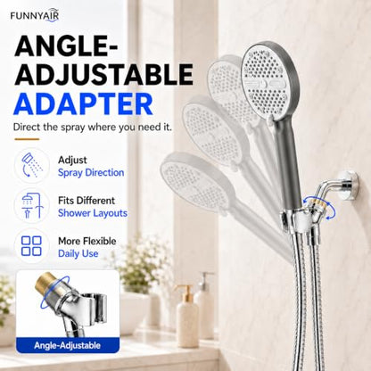 High Pressure Shower Head (Gray)