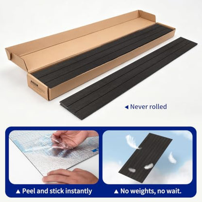 6 Pack Peel and Stick Wood Panels for Wall