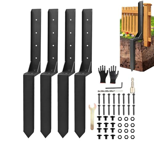 4Pcs Fence Post Repair Kit
