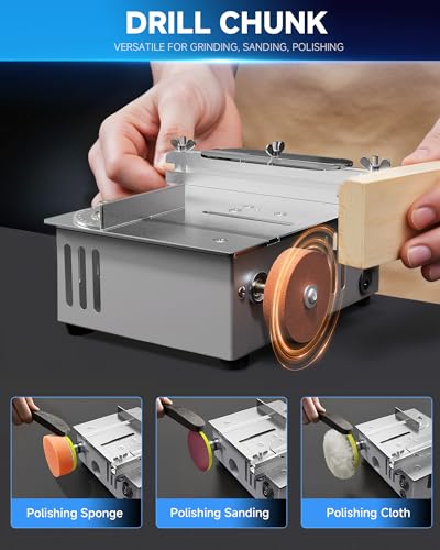 Mini Table Saw for Crafts; Multifunctional Portable Tablesaw