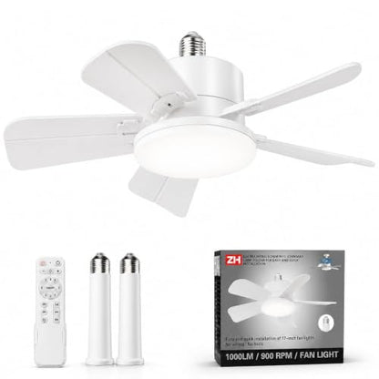 Socket Fan Light with Remote