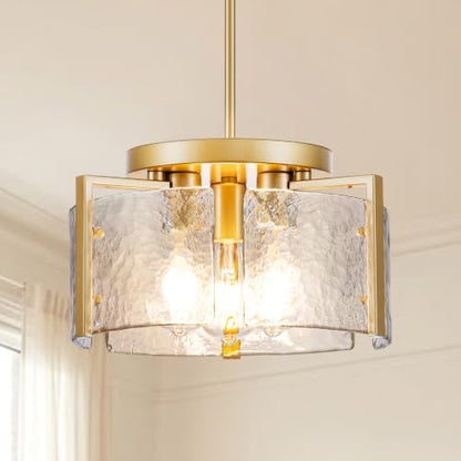 Drum Glass Chandelier