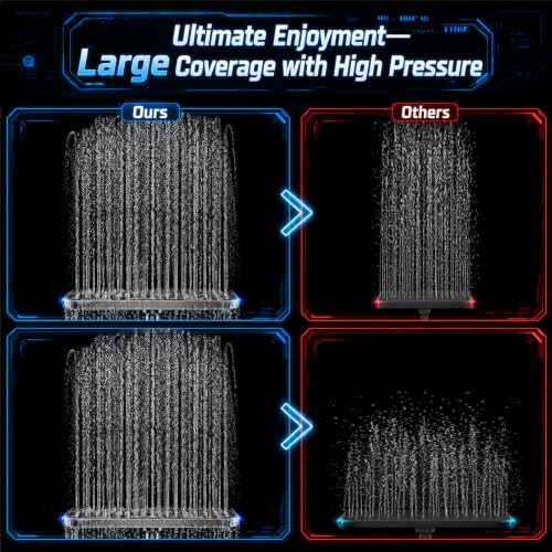 Rain Shower Head with Handheld