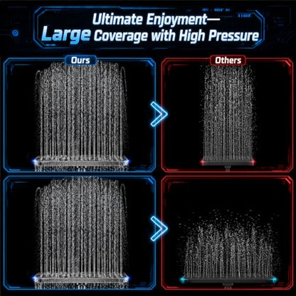 Rain Shower Head with Handheld
