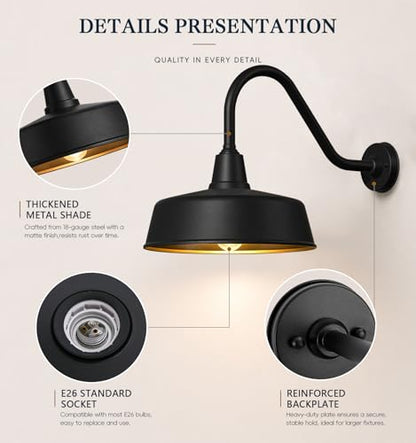 Classic Gooseneck Barn Light