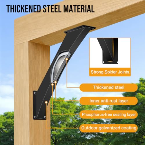 45 Arc Degree Angle Support Brackets