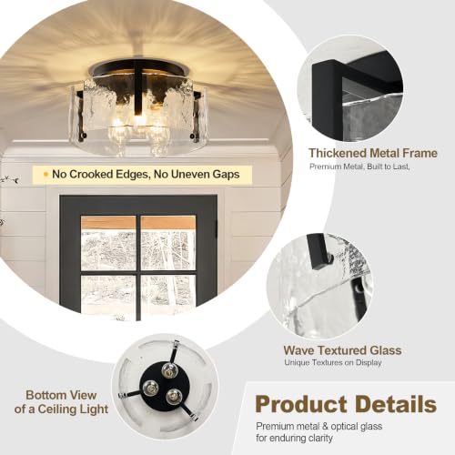 Black Farmhouse Chandelier