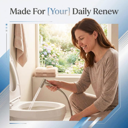 Handheld Bidet Sprayer for Toilet (Brushed Nickel)